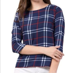 Stylish Polyester Crepe Printed Women's Top